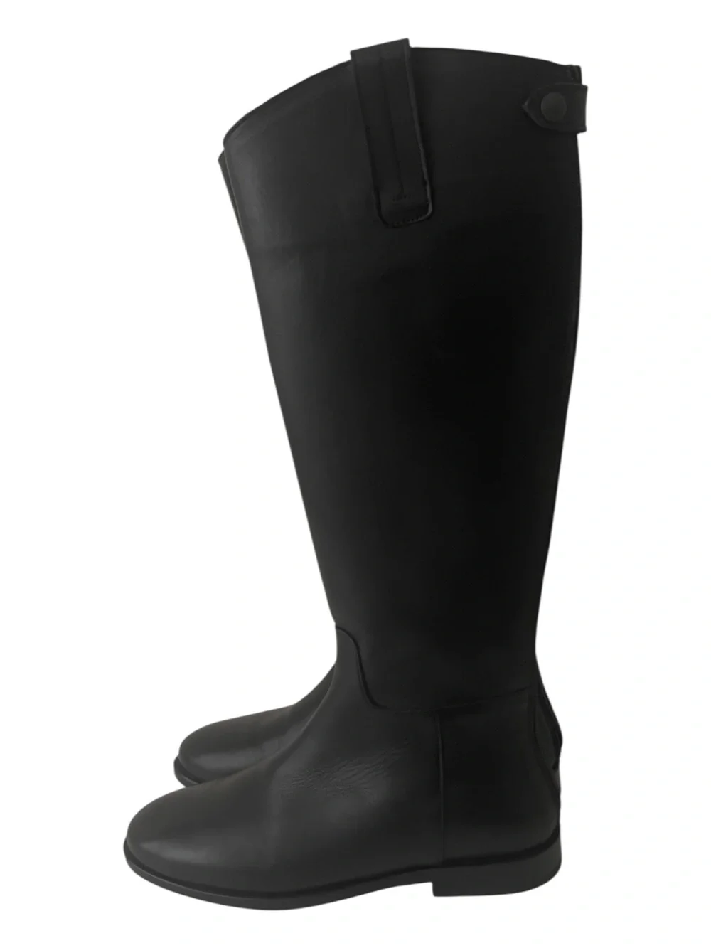 Colisee Paris Black Tall Leather Riding Size 35 EU